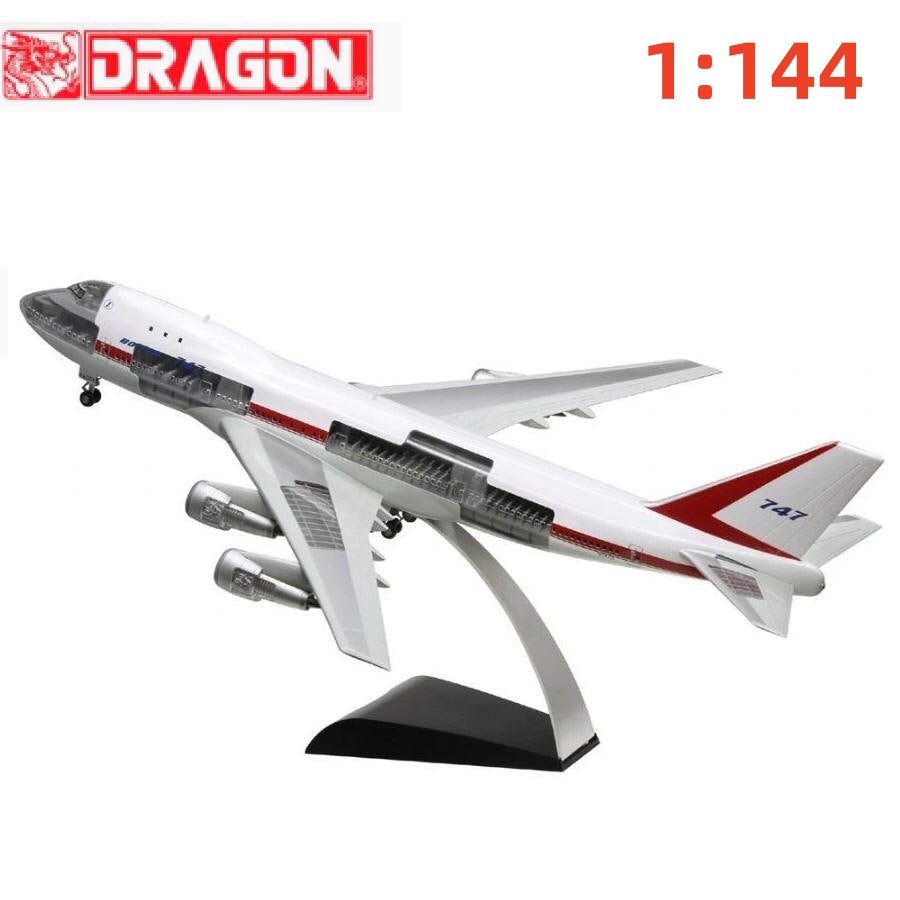 (Super Rare)1:144 Dragon Boeing 747-100 N7470"First Flight"Aircraft Model With Stand
