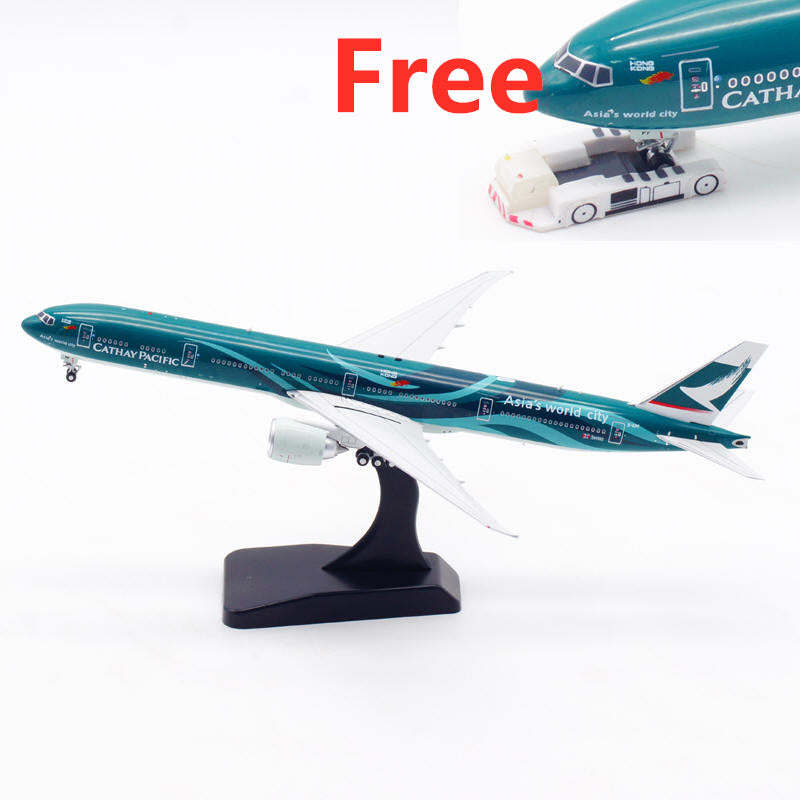 1:400 Aviation400 Cathay Pacific B777-300ER B-KPF "Asia's World City" Tractor+Stand