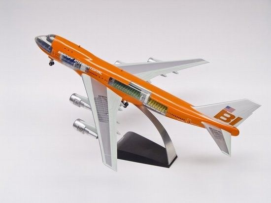 (Super Rare)1:144 Dragon Braniff International B747-100 "Big Orange" Aircraft Model With Stand