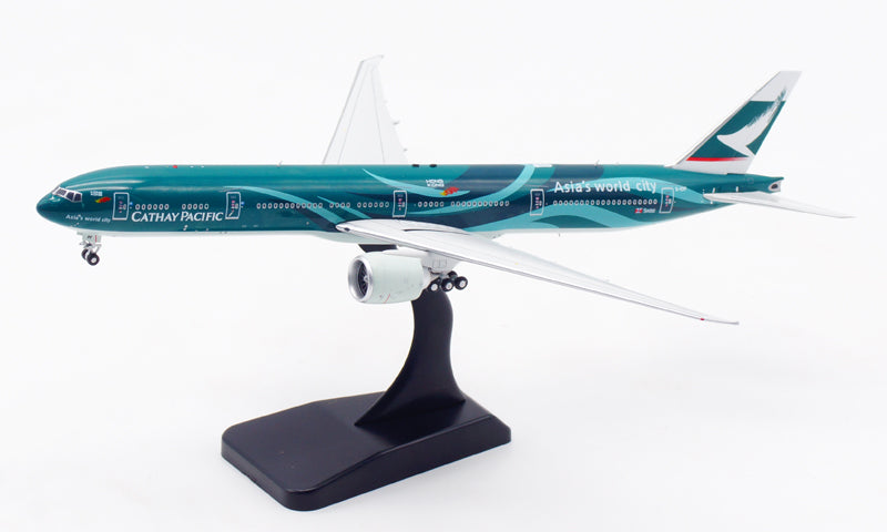 1:400 Aviation400 Cathay Pacific B777-300ER B-KPF "Asia's World City" Tractor+Stand