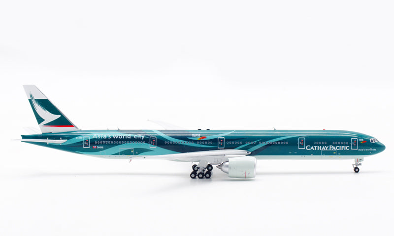1:400 Aviation400 Cathay Pacific B777-300ER B-KPF "Asia's World City" Tractor+Stand