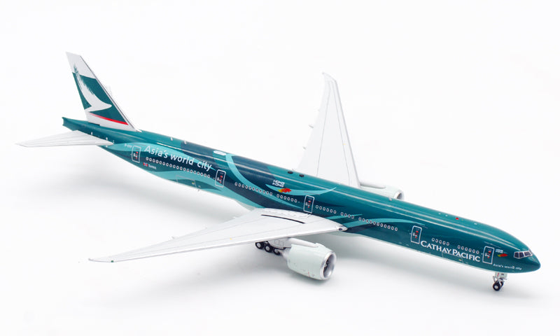 1:400 Aviation400 Cathay Pacific B777-300ER B-KPF "Asia's World City" Tractor+Stand