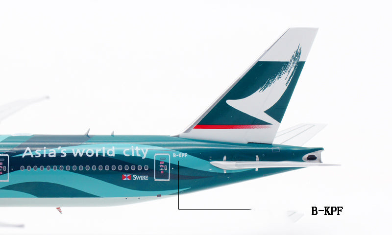 1:400 Aviation400 Cathay Pacific B777-300ER B-KPF "Asia's World City" Tractor+Stand