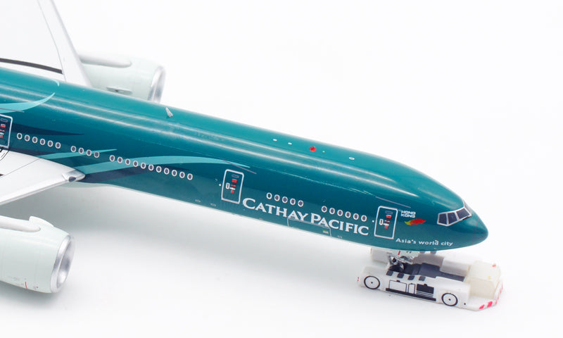 1:400 Aviation400 Cathay Pacific B777-300ER B-KPF "Asia's World City" Tractor+Stand