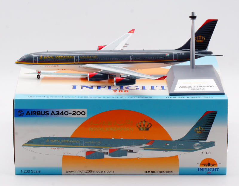 1:200 InFlight200 Royal Jordanian Airlines Airbus A340-200 JY-AIB