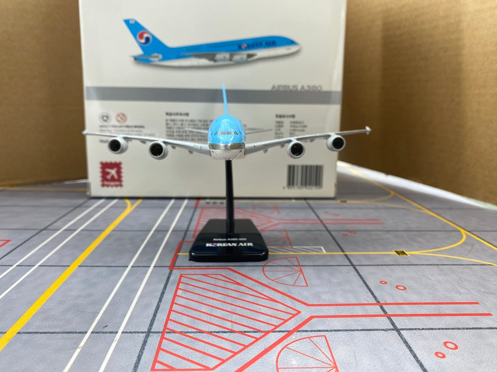 1:400 Hogan Wings Korean Air Airbus A380 Diecast Model With Stand