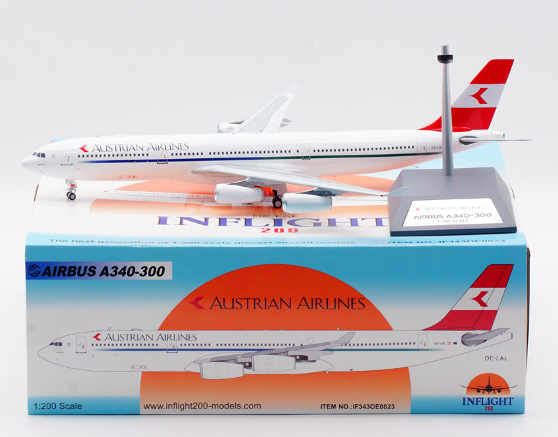 1:200 InFlight200 Austrian Airlines Airbus A340-300 OE-LAL