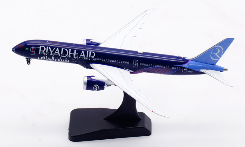 1:400 Aviation400 Riyadh Air B787-9 N8572C Diecast Model Free Tractor+Stand