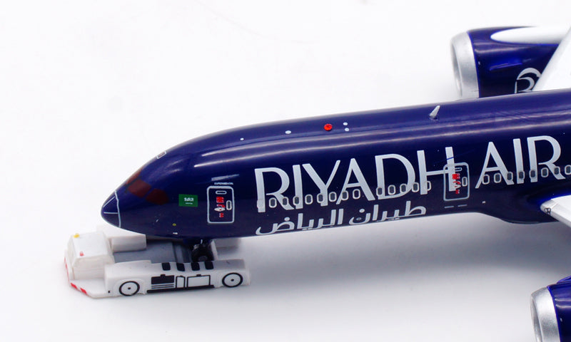 1:400 Aviation400 Riyadh Air B787-9 N8572C Diecast Model Free Tractor+Stand
