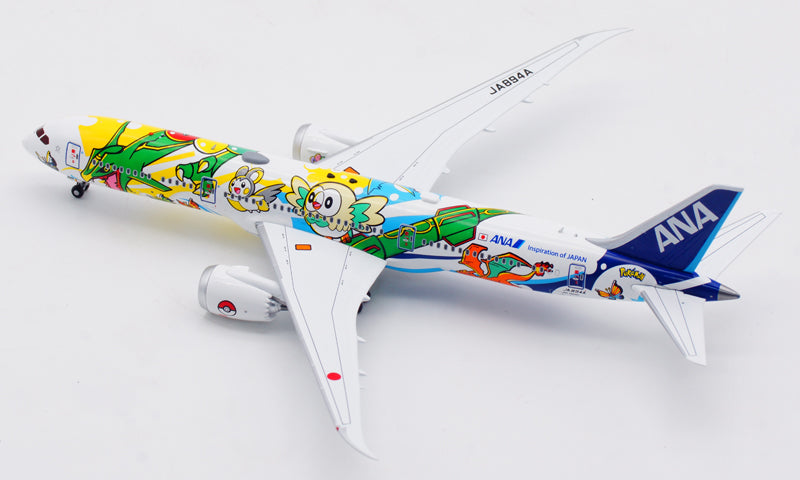 1:400 Aviation400 ANA B787-9 JA894A Free Tractor+Stand (detachable Land gears)