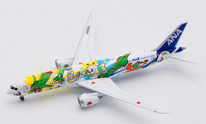 1:400 Aviation400 ANA B787-9 JA894A Free Tractor+Stand (detachable Land gears)