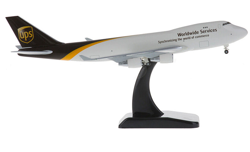1:400 Hogan Wings UPS Cargo Boeing 747-400 Diecast Model+Free Tractor