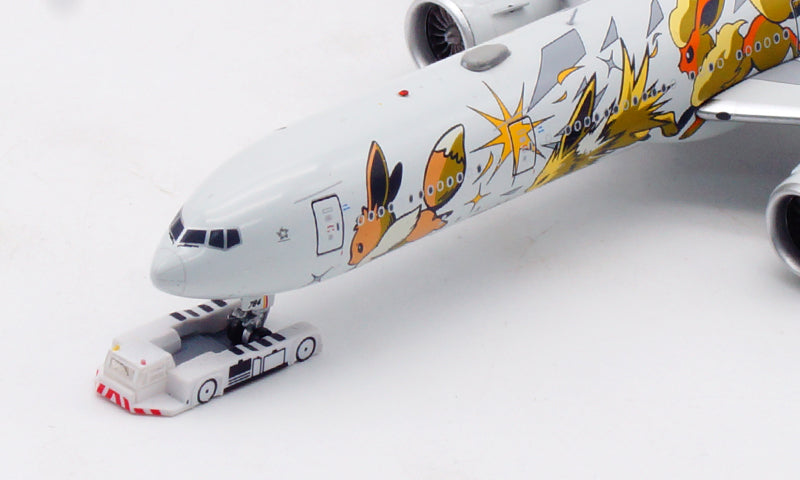 1:400 Aviation400 ANA B777-300ER JA784A Diecast Aircraft Model Free Tractor+Stand