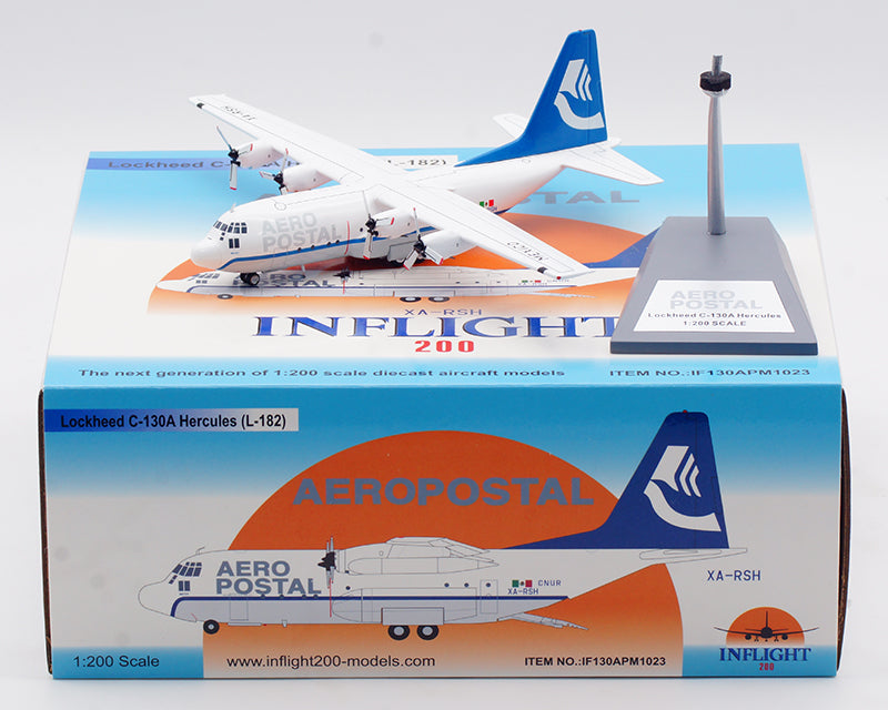 1:200 InFlight200 Aero Postal Mexico Lockheed C-130 XA-RSH Aircraft Model