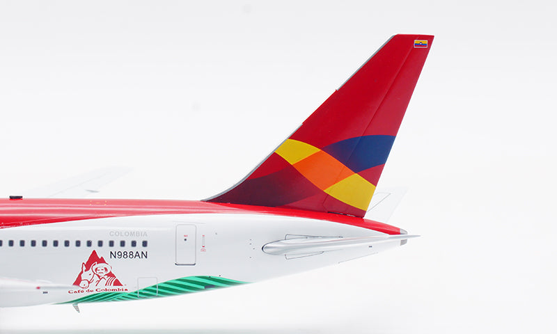 1:200 InFlight200 Avianca B767-200 N988AN Diecast Model With Stand
