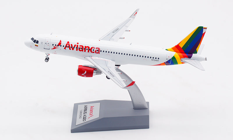 1:200 InFlight200 Avianca A320 N724AV Diecast Aircraft Model With Stand