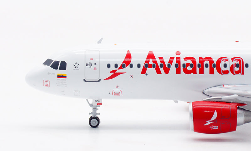 1:200 InFlight200 Avianca A320 N724AV Diecast Aircraft Model With Stand