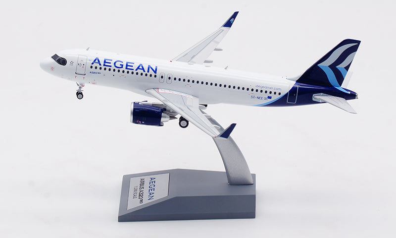 1:200 InFlight200 Aegean A320NEO SX-NEE Diecast Aircraft Model With Stand
