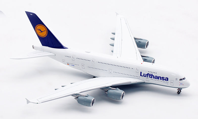 1:400 Aviation400 Lufthansa Airlines A380 D-AIMM Aircraft Model Free Tractor+Stand