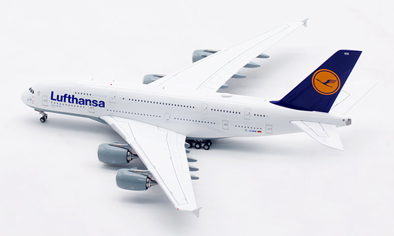 1:400 Aviation400 Lufthansa Airlines A380 D-AIMM Aircraft Model Free Tractor+Stand