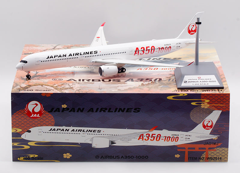 1:200 Avaition200 Japan Airlines A350-1000 JA01WJ Diecast Aircraft Model