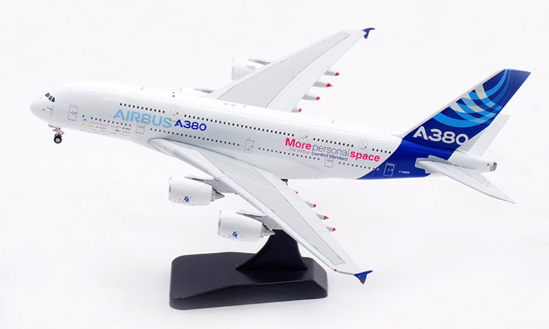1:400 Aviation400 AV4220 Airbus A380 F-WWDD "More Personal Space" Aircraft Model Free Tractor+Stand