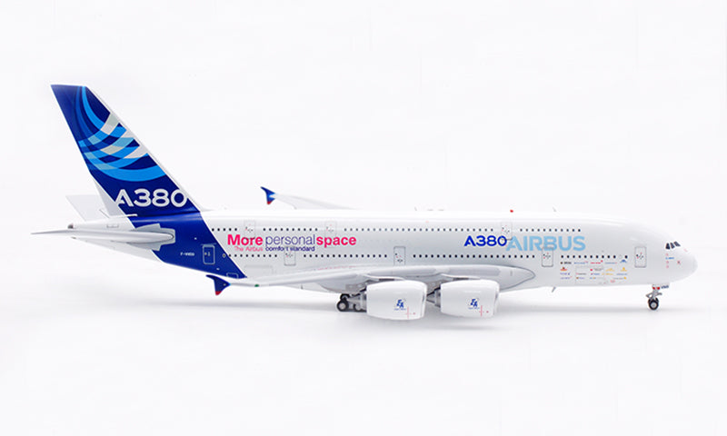 1:400 Aviation400 AV4220 Airbus A380 F-WWDD "More Personal Space" Aircraft Model Free Tractor+Stand