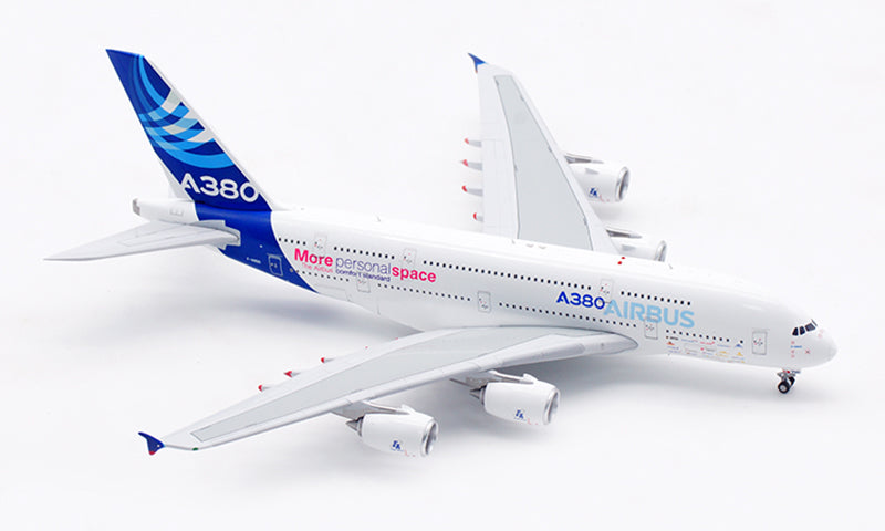 1:400 Aviation400 AV4220 Airbus A380 F-WWDD "More Personal Space" Aircraft Model Free Tractor+Stand