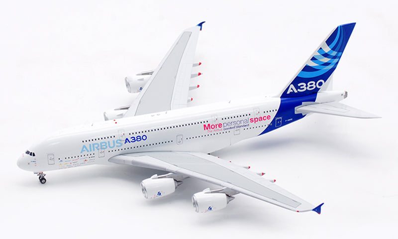 1:400 Aviation400 AV4220 Airbus A380 F-WWDD "More Personal Space" Aircraft Model Free Tractor+Stand