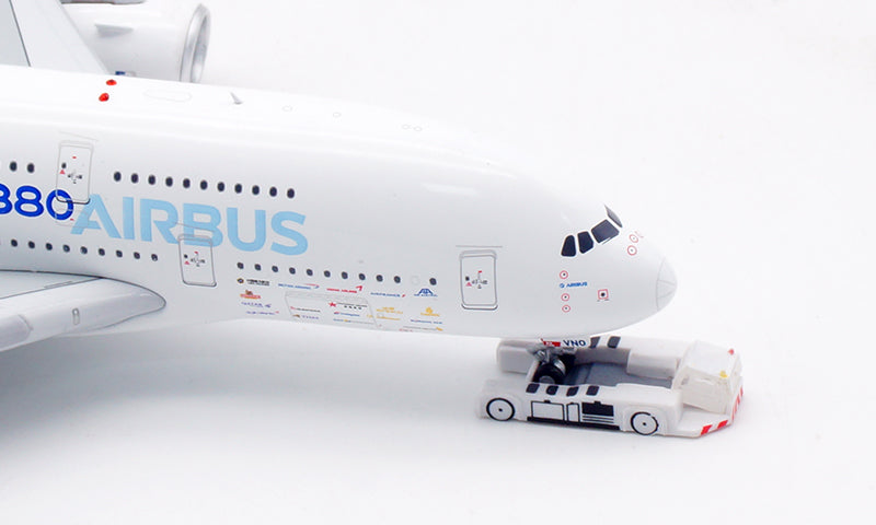 1:400 Aviation400 AV4220 Airbus A380 F-WWDD "More Personal Space" Aircraft Model Free Tractor+Stand