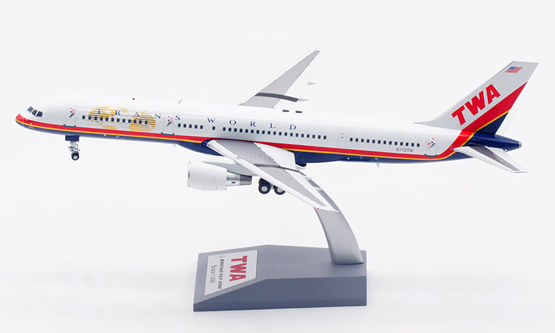 1:200 InFlight200 TWA B757-200 N712TW Aircraft Model With Stand