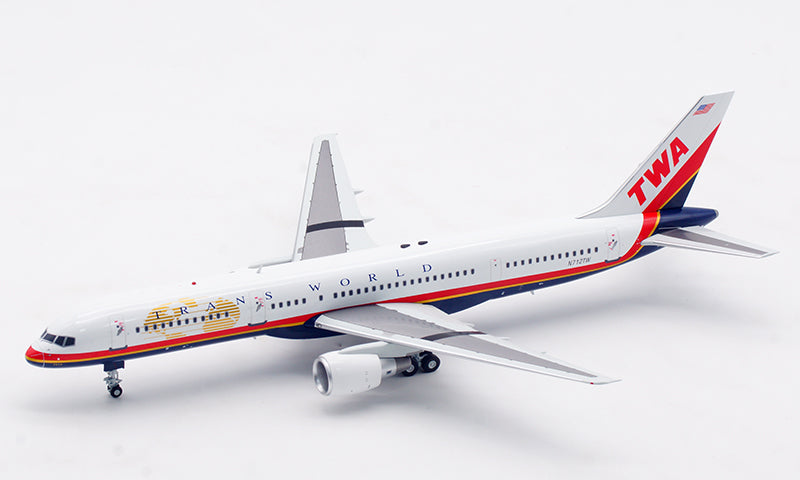 1:200 InFlight200 TWA B757-200 N712TW Aircraft Model With Stand