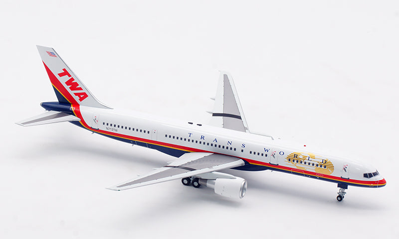1:200 InFlight200 TWA B757-200 N712TW Aircraft Model With Stand