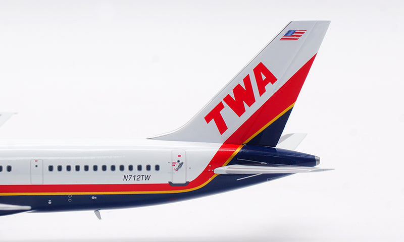 1:200 InFlight200 TWA B757-200 N712TW Aircraft Model With Stand