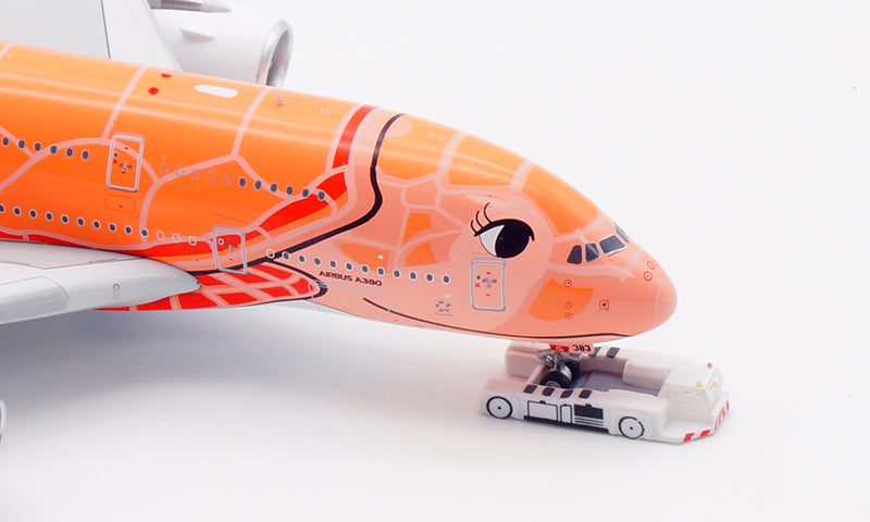 1:400 Aviation400 ANA A380 JA383A Aircraft Model Free Tractor+Stand