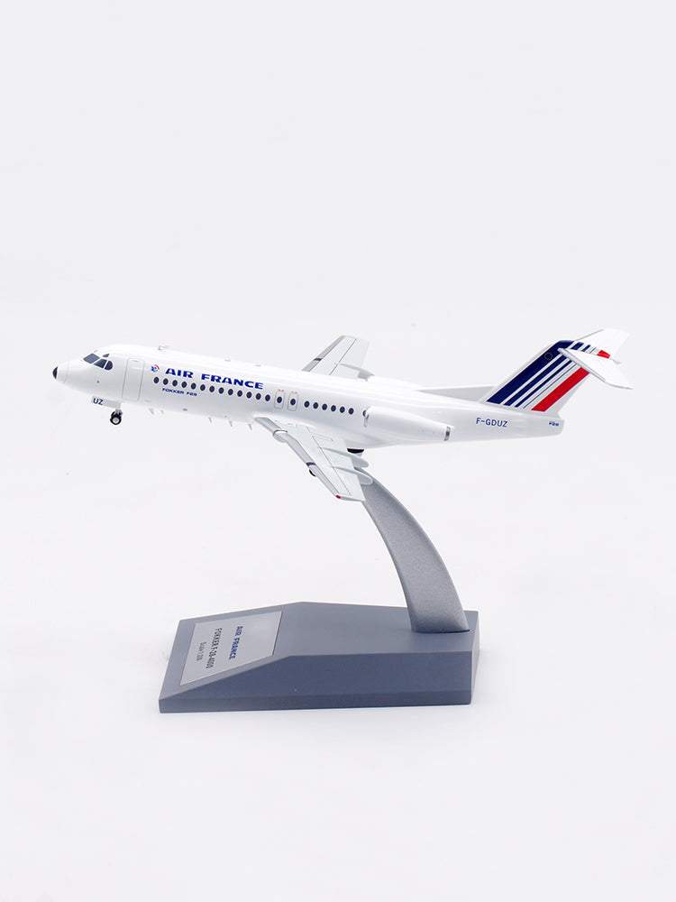 1:200 B-Models Air France Fokker F-28-4000 F-GDUZ Aircraft Model With Stand