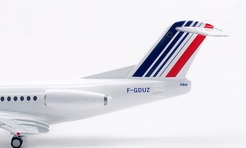 1:200 B-Models Air France Fokker F-28-4000 F-GDUZ Aircraft Model With Stand