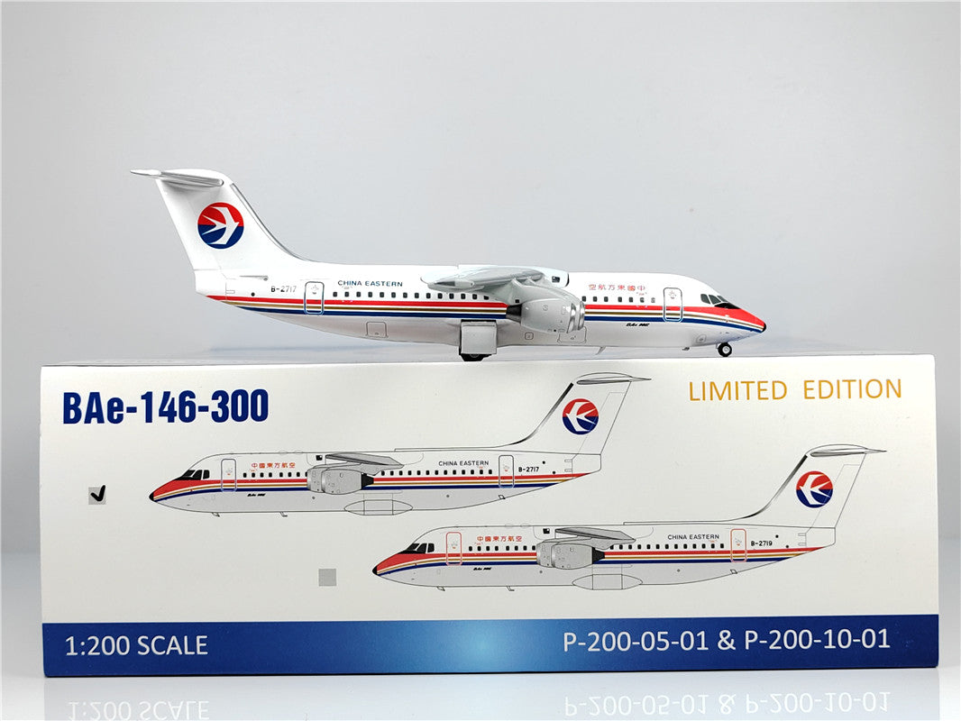 1:200 Patriot China Eastern BAE-146 B-2717 B-2719 Diecast Aircraft Model