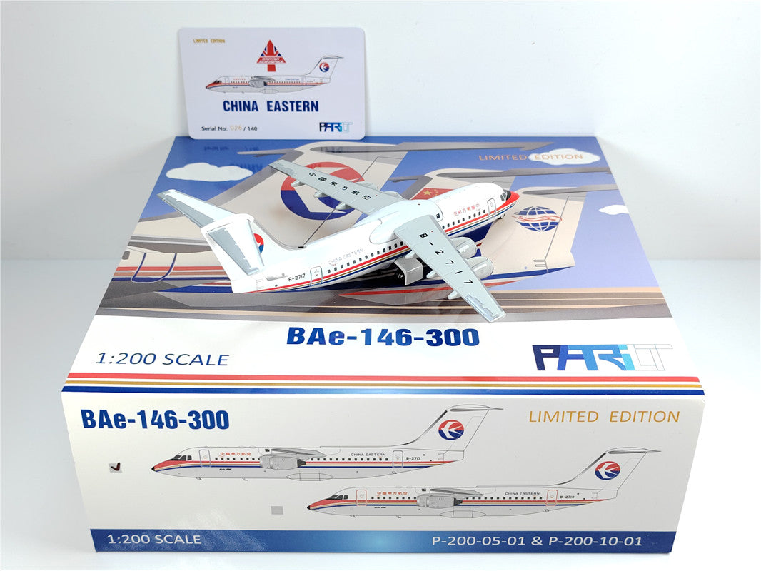 1:200 Patriot China Eastern BAE-146 B-2717 B-2719 Diecast Aircraft Model