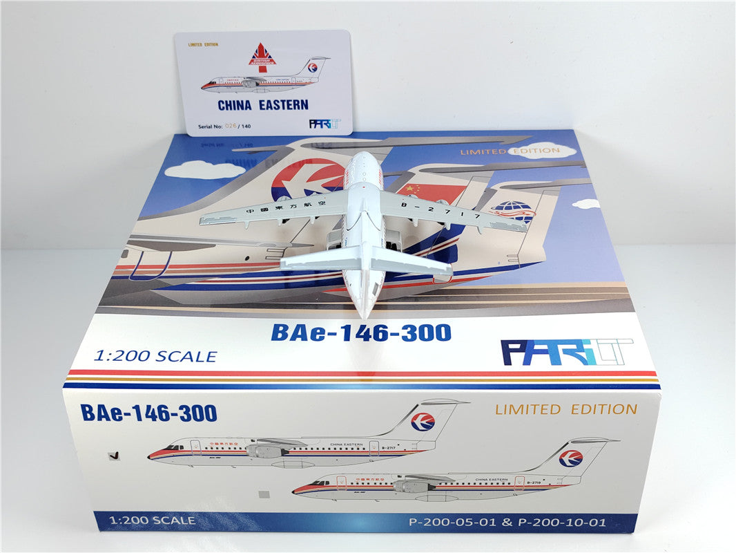 1:200 Patriot China Eastern BAE-146 B-2717 B-2719 Diecast Aircraft Model