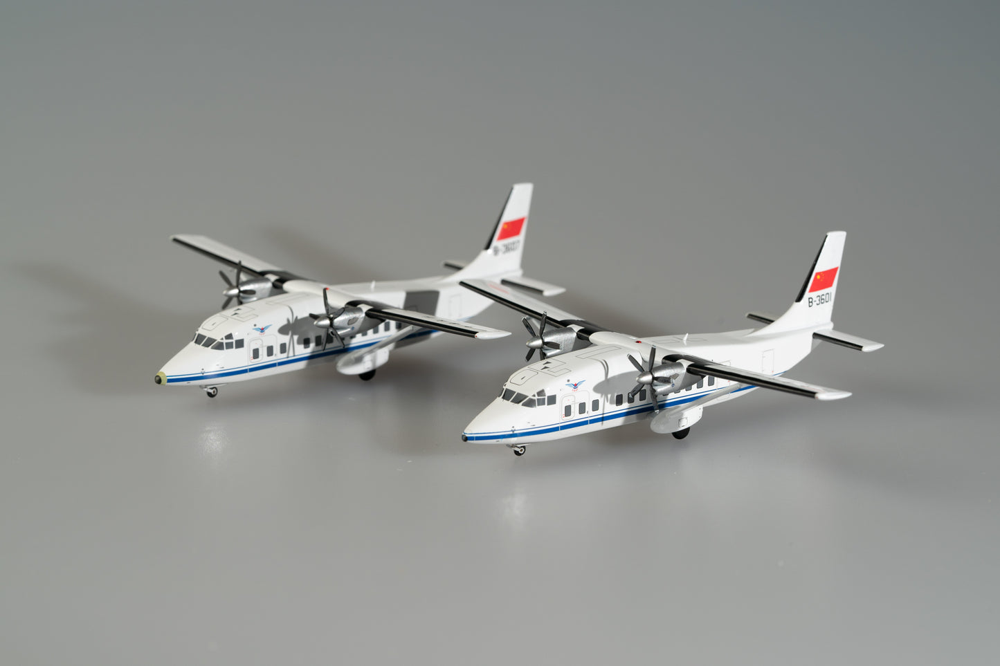 1:200 Patriot CAAC Short360 B-3601 B-3607 Diecast Aircraft Model