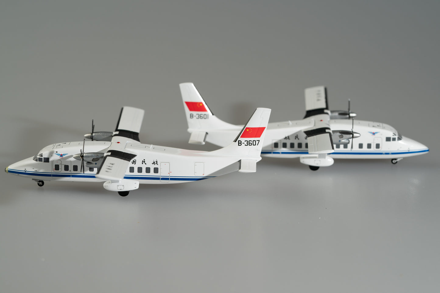 1:200 Patriot CAAC Short360 B-3601 B-3607 Diecast Aircraft Model