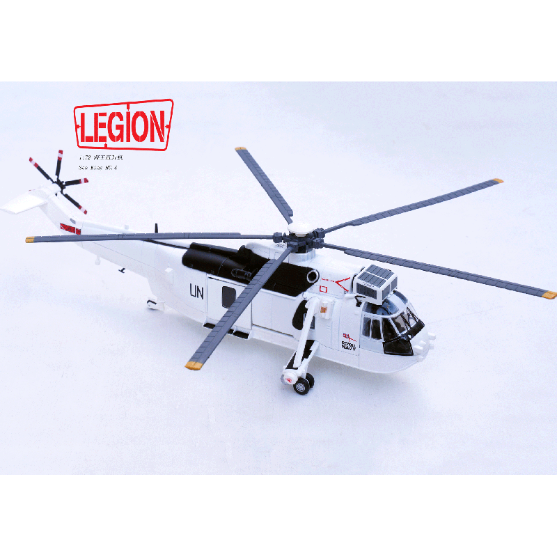 1:72 Legion 14008LC Sea King Helicopter United Nations Diecast Model