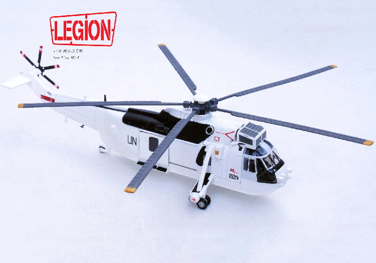 1:72 Legion 14008LC Sea King Helicopter United Nations Diecast Model