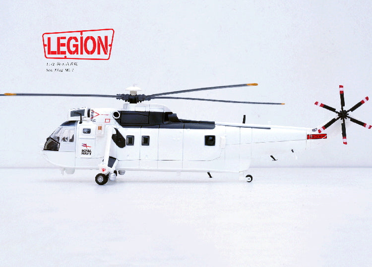 1:72 Legion 14008LC Sea King Helicopter United Nations Diecast Model