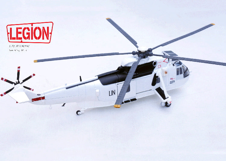 1:72 Legion 14008LC Sea King Helicopter United Nations Diecast Model