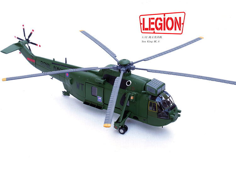1:72 Legion 14008LB Sea King Helicopter -US 848 Naval Squadron-2011 Diecast Model