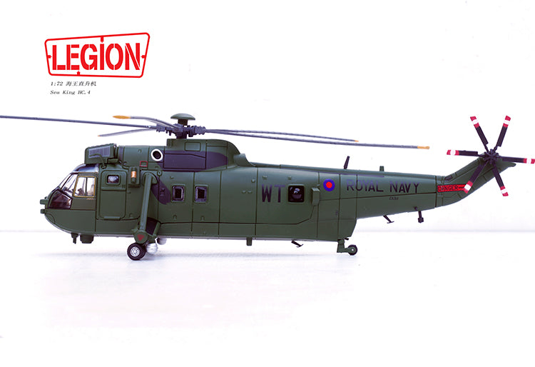 1:72 Legion 14008LB Sea King Helicopter -US 848 Naval Squadron-2011 Diecast Model