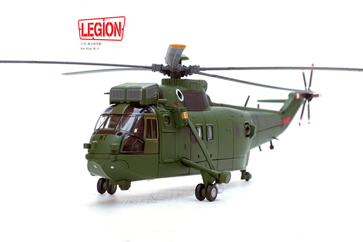 1:72 Legion 14008LB Sea King Helicopter -US 848 Naval Squadron-2011 Diecast Model