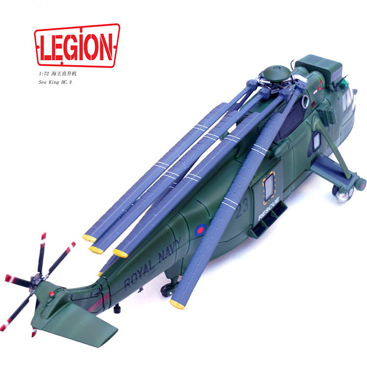 1:72 Legion 14008LF Sea King Helicopter HC.4 -Royal Navy 772 No.23 Model
